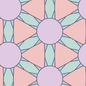 p6 four colours tiling